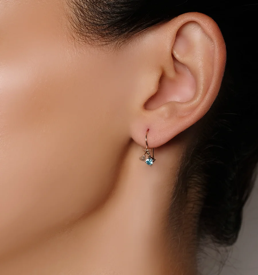 Серьги Кристалл NC386 1.34гр купить,0