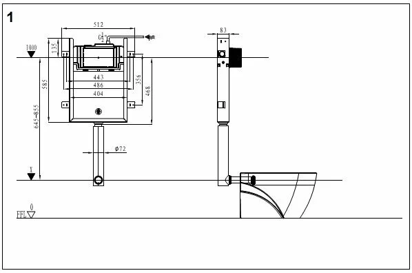 Инсталляция комплект WeltWasser AG49760 Amberg 404 + Gelbach 002 MT-BL + Amberg RD-BL черный