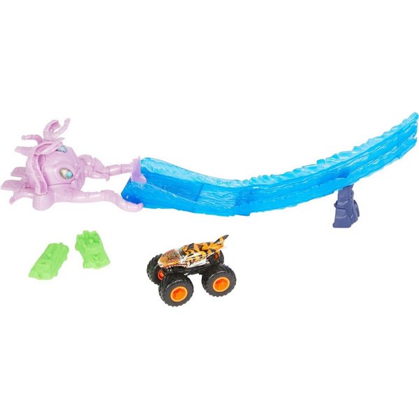 Игровой набор Hot Wheels Monster Trucks Прыжок на осьминога купить,NaN