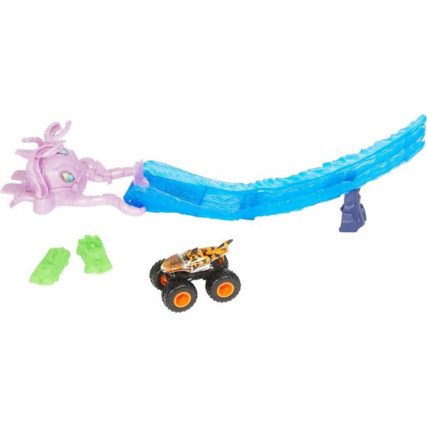 Игровой набор Hot Wheels Monster Trucks Прыжок на осьминога купить,NaN