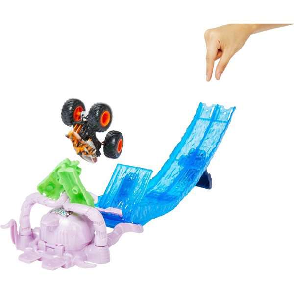 Игровой набор Hot Wheels Monster Trucks Прыжок на осьминога купить,NaN