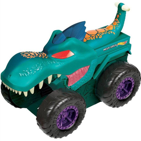 Игровой набор Hot Wheels Monster Trucks Голодный Мега-Рекс купить,NaN