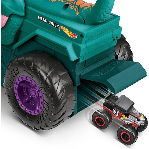 Игровой набор Hot Wheels Monster Trucks Голодный Мега-Рекс купить,NaN