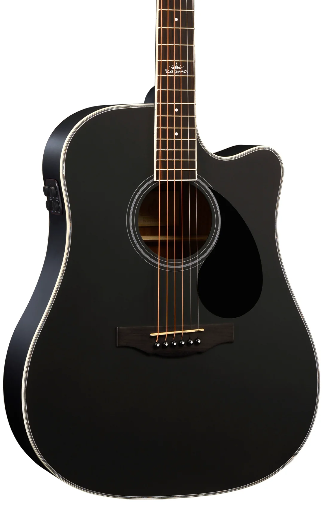 Трансакустическая гитара Kepma Black Matt D1CE-K10-BKM черная - ForteMarket Трансакустическая гитара Kepma Black Matt D1CE-K10-BKM черная купить,0