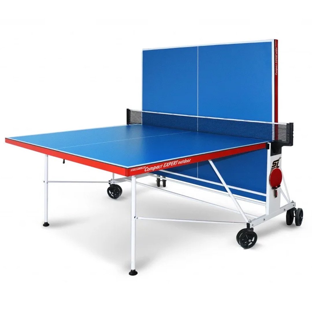 Стол теннисный Start line Compact Expert outdoor всепогодной сеткой 6044-3 синий купить,NaN