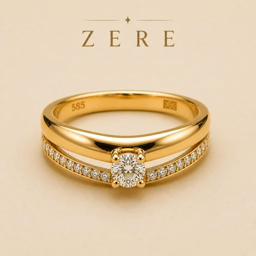 Кольцо Zere ZR030508 золото 1.98гр 18р