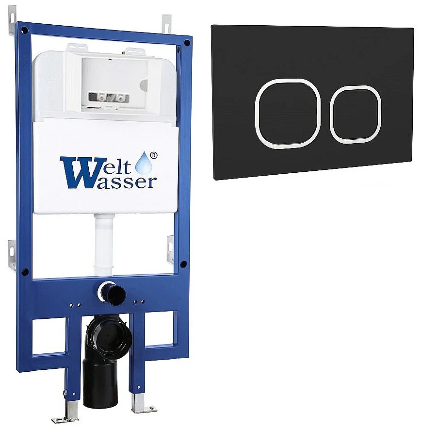 Инсталляция комплект WeltWasser WW Bamberg 545 BL черный