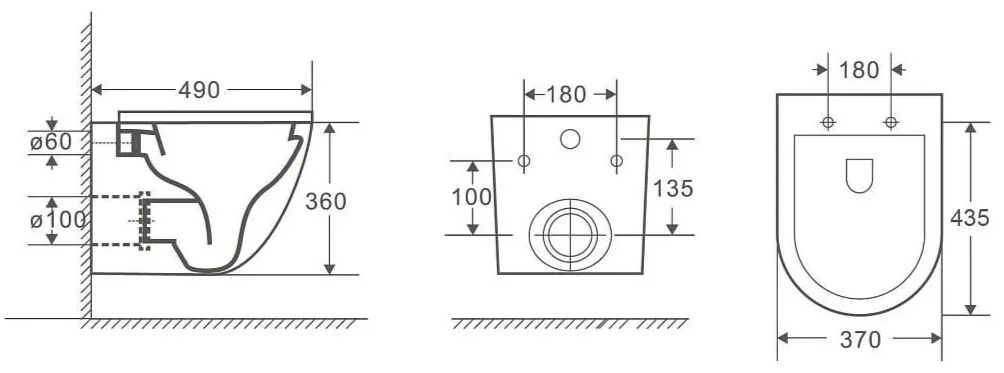Инсталляция комплект WeltWasser MM50782 Marberg 507 + Merzbach 043 GL-BL + MAR 507 RD GL-WT бело-черный