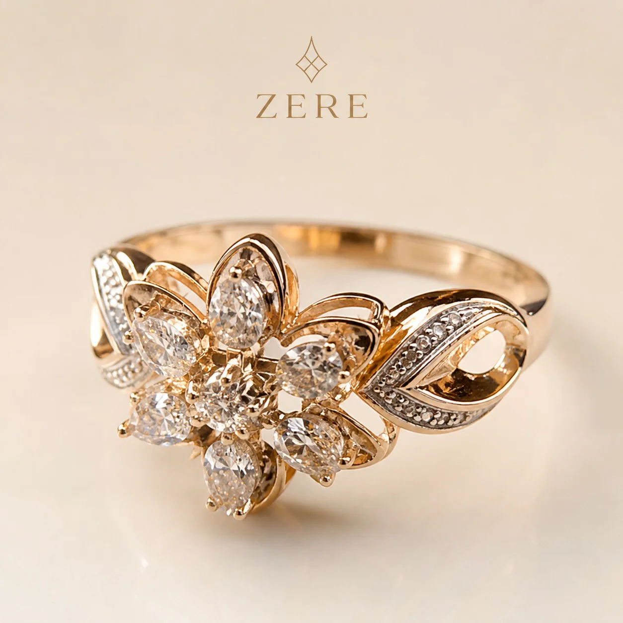 Кольцо Zere ZR030510 золото 2.25гр 19р купить,188175