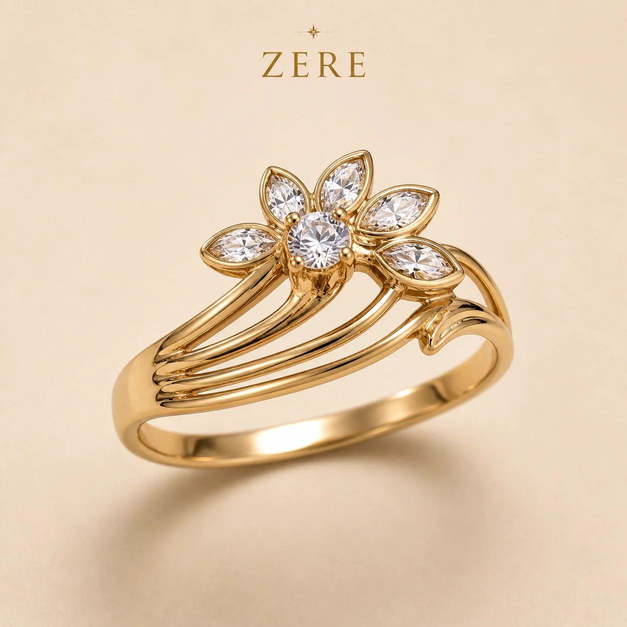 Кольцо Zere ZR030510 золото 1.8гр 19р - ForteMarket Кольцо Zere ZR030510 золото 1.8гр 19р купить,149300