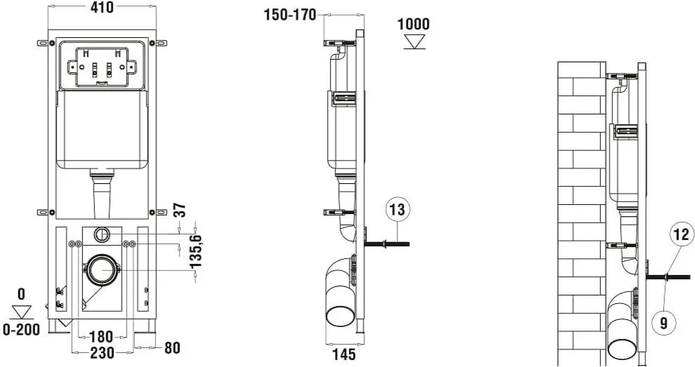 Инсталляция комплект WeltWasser MG41047 Marberg 410 + Gelbach 043 GL-WT + MAR 410 SE MT-BL бело-синий купить,178400