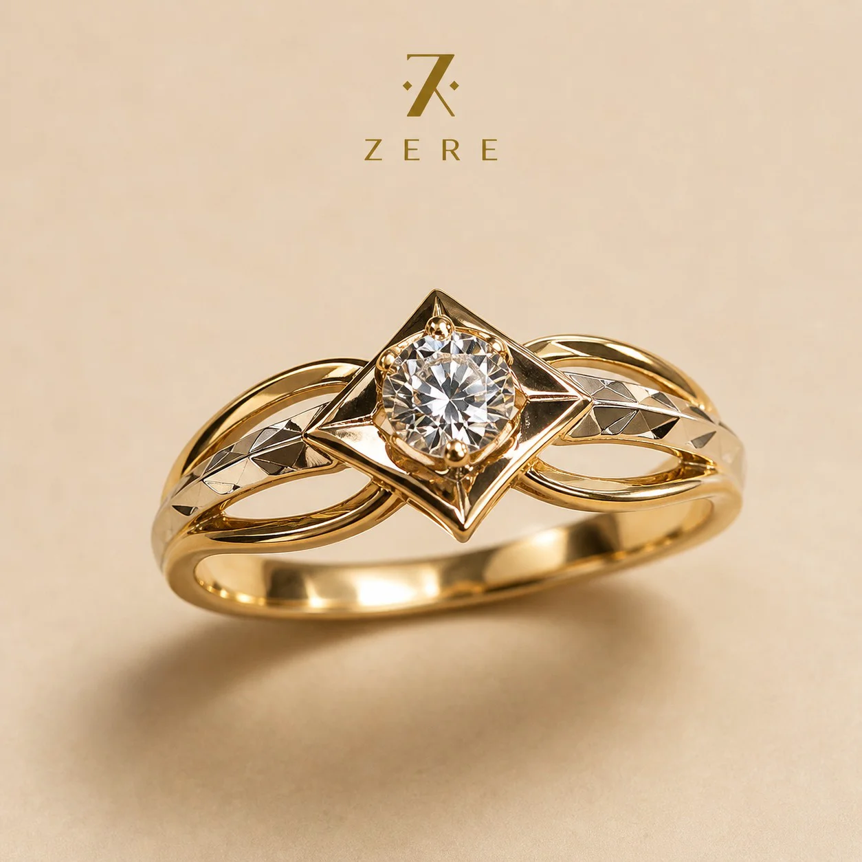 Кольцо Zere ZR030504 золото 1.39гр 19р купить,115925
