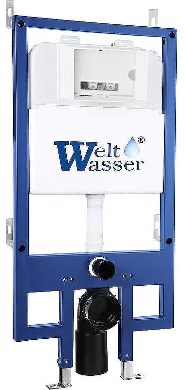 Инсталляция комплект WeltWasser BT5451 Bamberg 545 + Telbach 004 GL-WT + Bamberg BL бело-синий