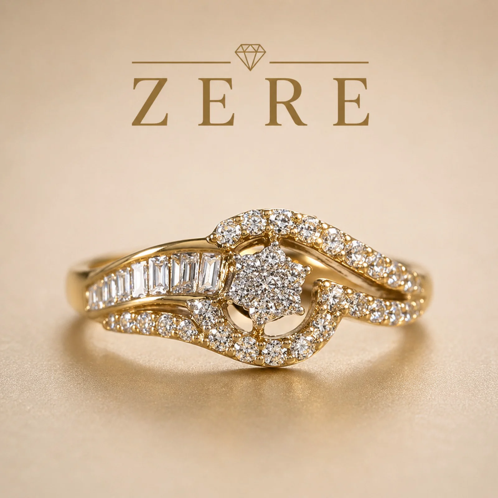 Кольцо Zere ZR030532 золото 2.9гр 17.5р купить,248050