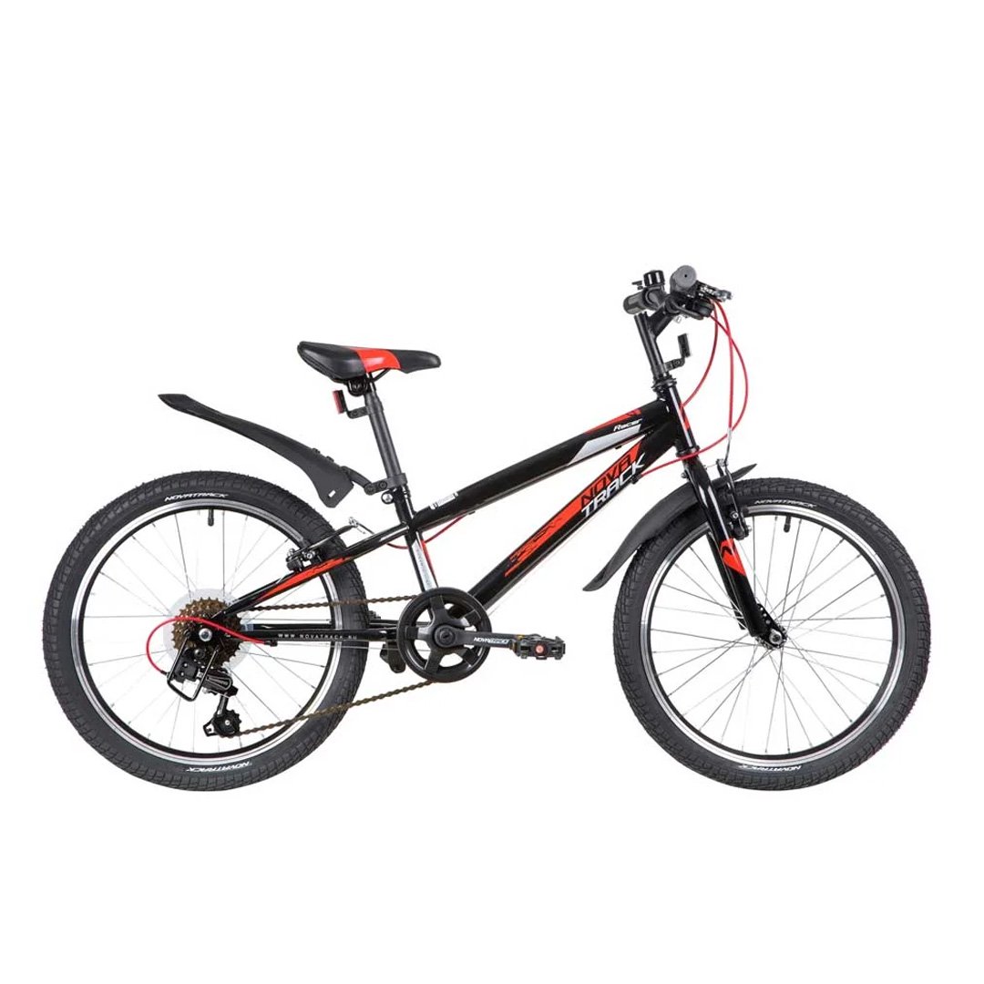 Велосипед Racer Novatrack 20 2021 20SH6V.RACER.BK черный купить,NaN