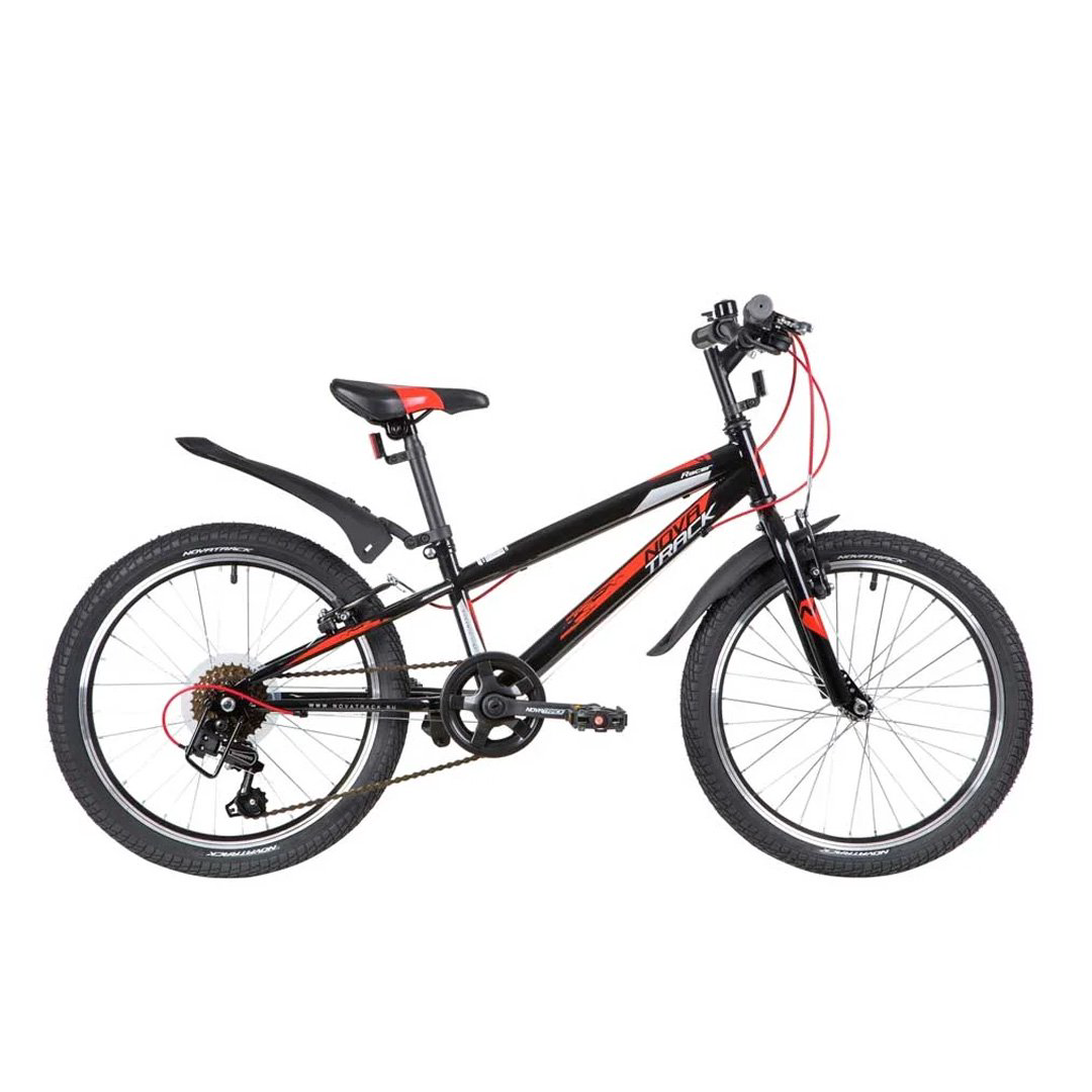 Велосипед Racer Novatrack 20 2021 20SH6V.RACER.BK черный купить,NaN
