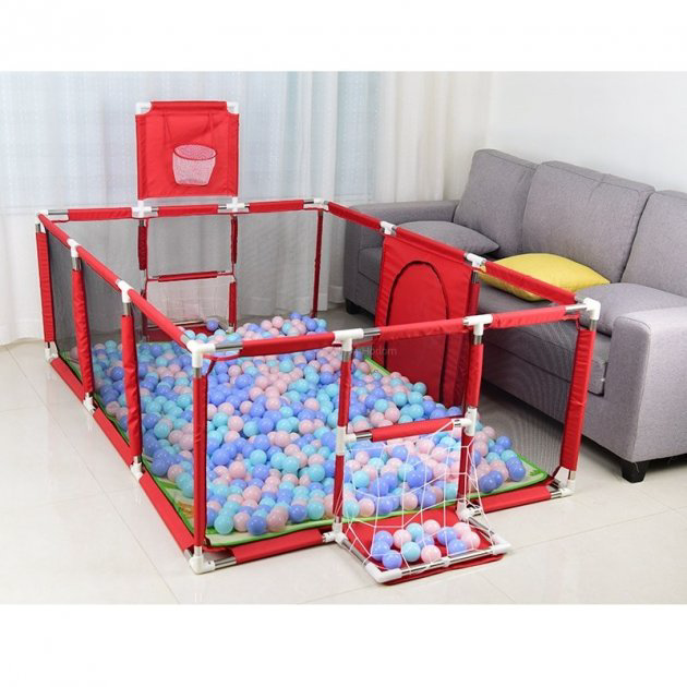 Игровой манеж Imbaby красный купить,15990