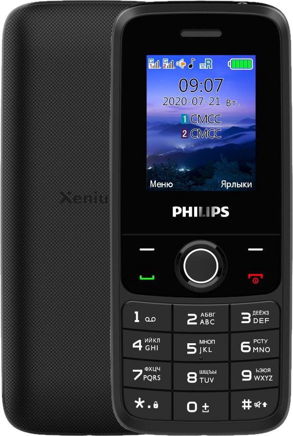 Мобильный телефон Philips Xenium E117 Grey купить,NaN