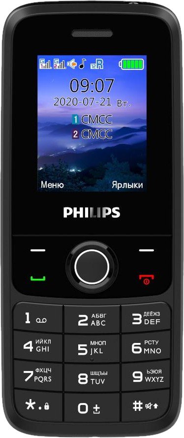 Мобильный телефон Philips Xenium E117 Grey купить,NaN