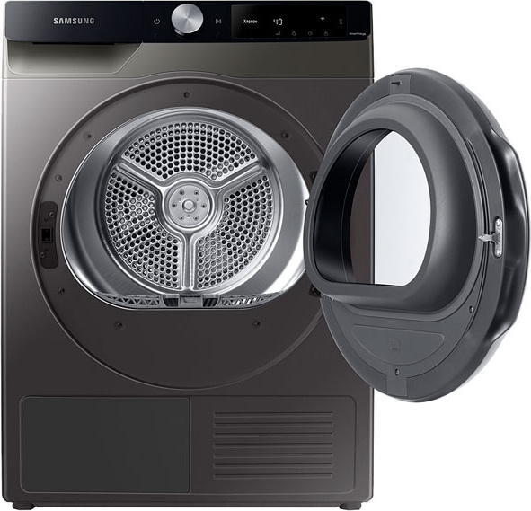 Сушильная машина Samsung DV90T6240LX/LP серая купить,NaN