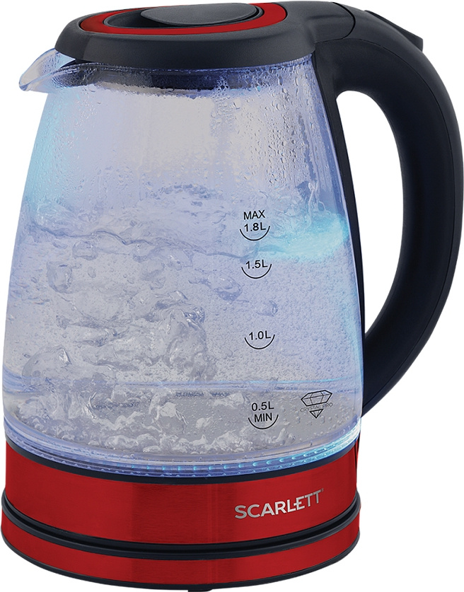 Электрочайник Scarlett SC-EK27G85 1.8 л красный