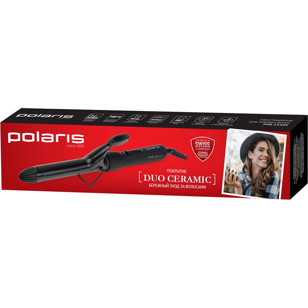Плойка Polaris PHS 2546K черная купить,0