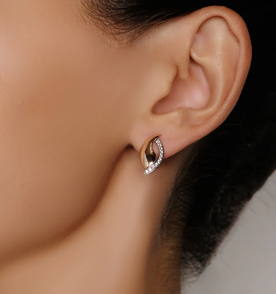 Серьги Кристалл NJ984 2.66гр купить,180880