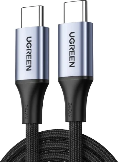 Кабель Ugreen USB Type-C - USB Type-C 2 м 90440 Grey купить,0