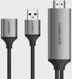 Кабель UGREEN CM151 USB to HDMI Digital AV Adapter 1.5m Grey