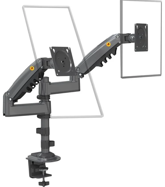 Кронштейн North Bayou H180 Dual 17-27" Black
