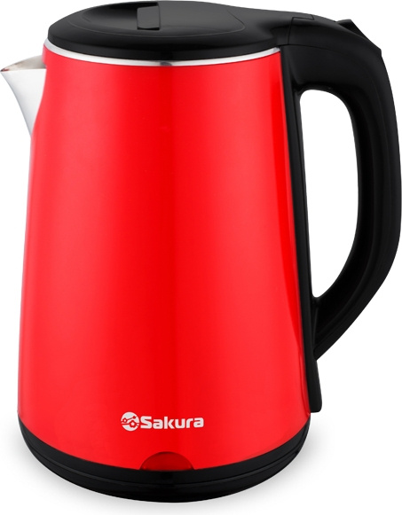Электрочайник Sakura SA-2150BR 2.2 л черно-красный купить,NaN