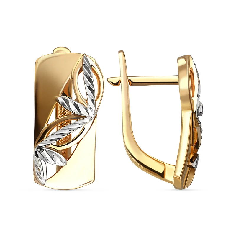 Серьги Кристалл NK354 3.55гр