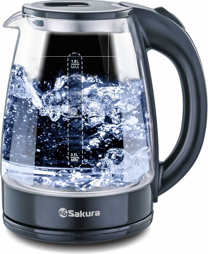 Электрочайник Sakura SA-2734BK 1.8 л черный купить,NaN