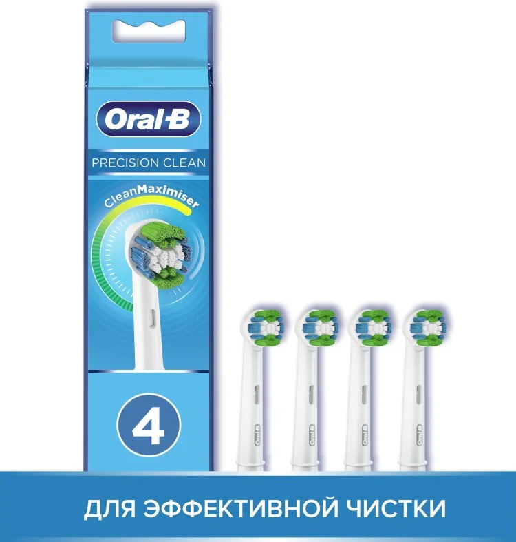 Насадки к зубной щетке Oral-B Precision Clean EB20RB 4шт White