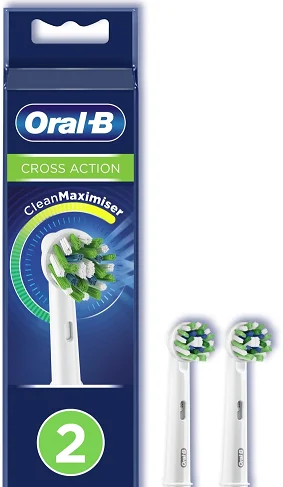 Насадки к зубной щетке Oral-B CrossAction EB50RB White