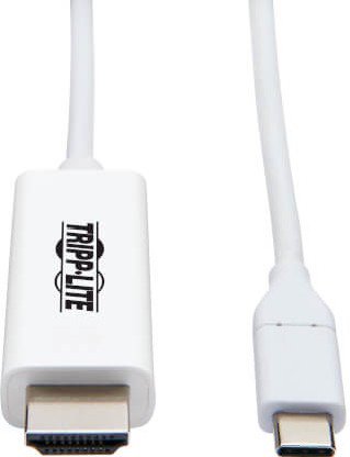 Кабель TrippLite U444-006-H4K6WE 1.8м белый купить,NaN