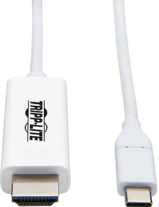 Кабель TrippLite U444-006-H4K6WE 1.8м белый купить,NaN