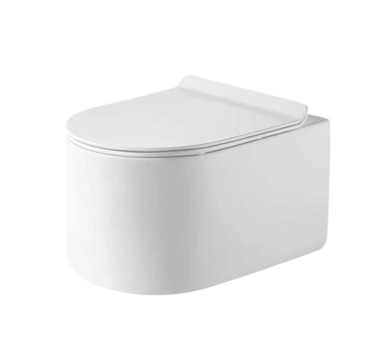 Унитаз подвесной Grossman Thin Rim GR-5606SQ 50х36х36.2см белый