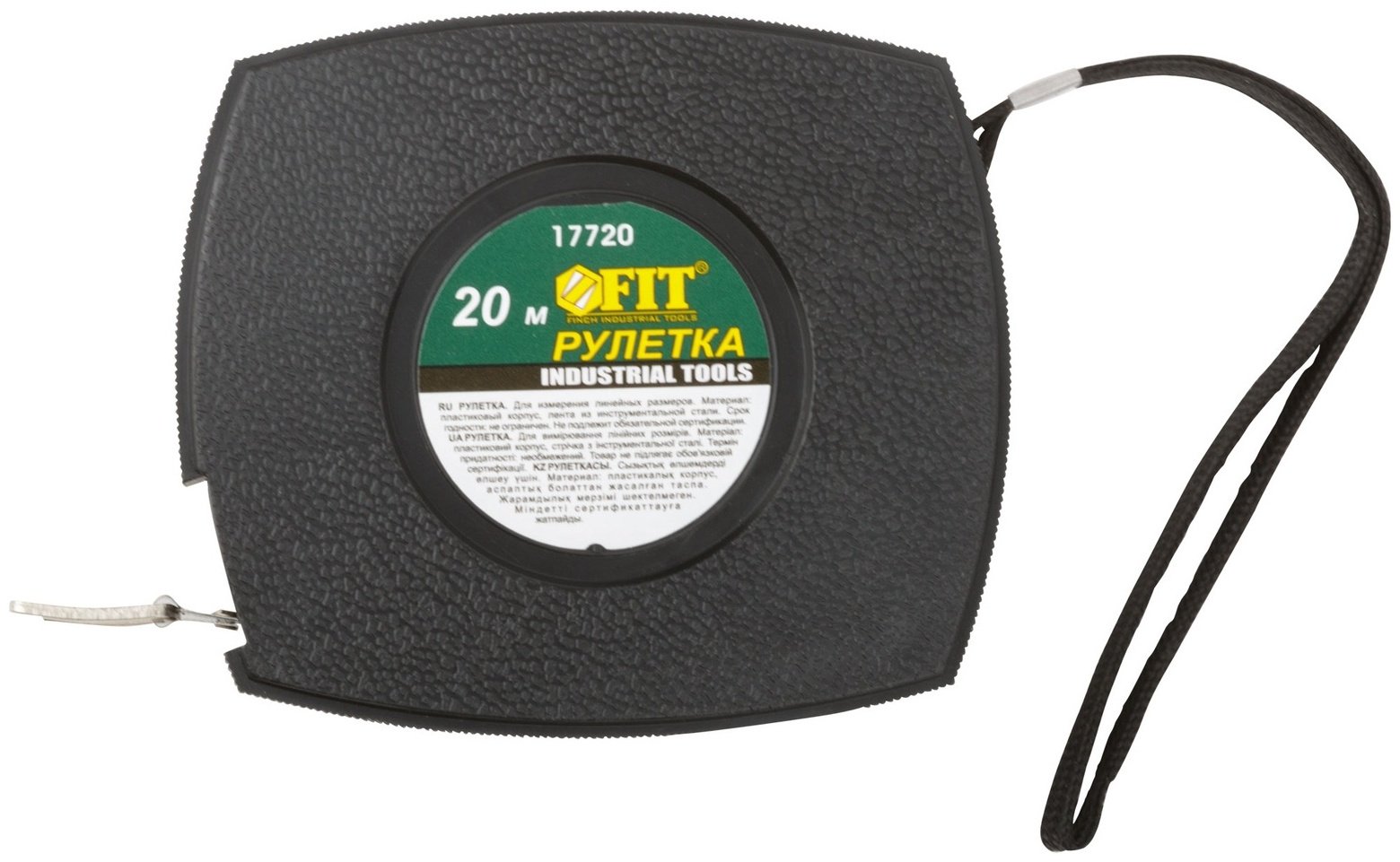 FIT мерная лента строительная 17720, 20 м х 10 мм купить,4200