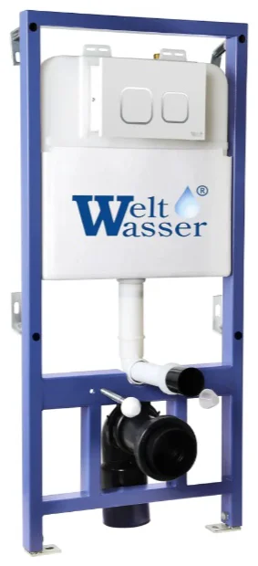 Инсталляция комплект WeltWasser BG52521 Bamberg 525 + Gelbach 043 MT-WT + Bamberg WT бело-синий купить,NaN