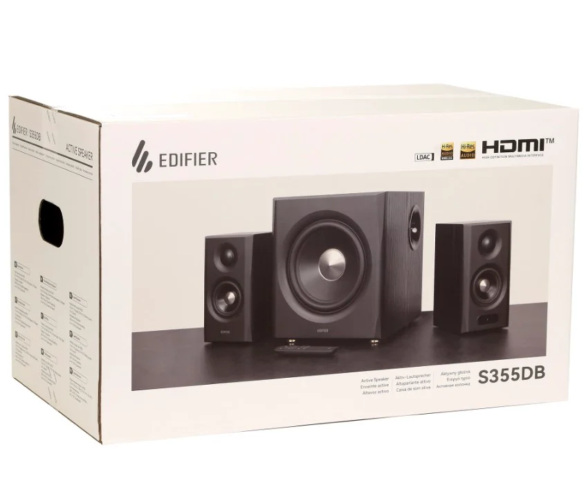 Акустическая система Edifier S355DB 2.1 Black