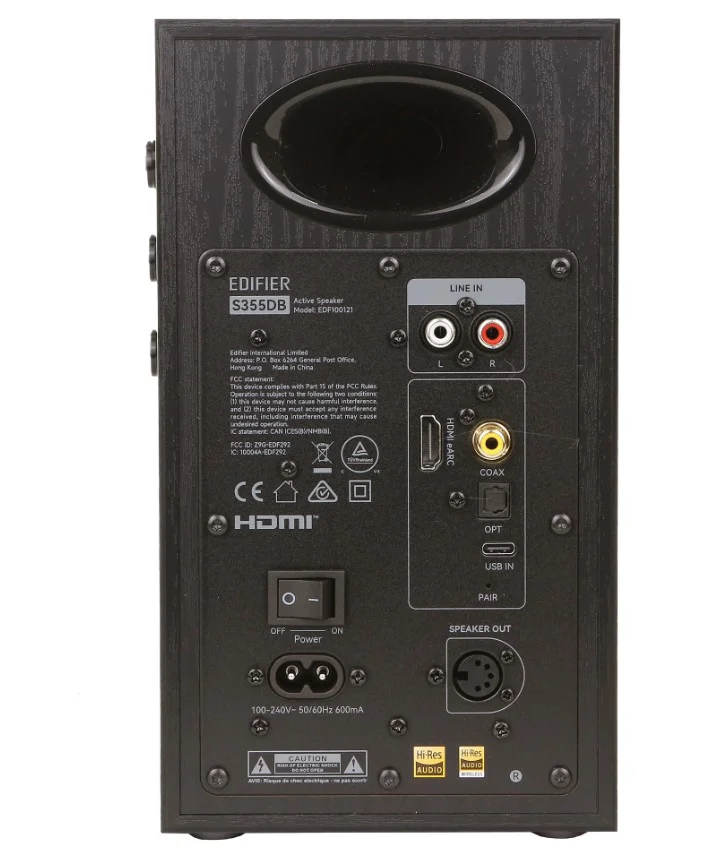 Акустическая система Edifier S355DB 2.1 Black