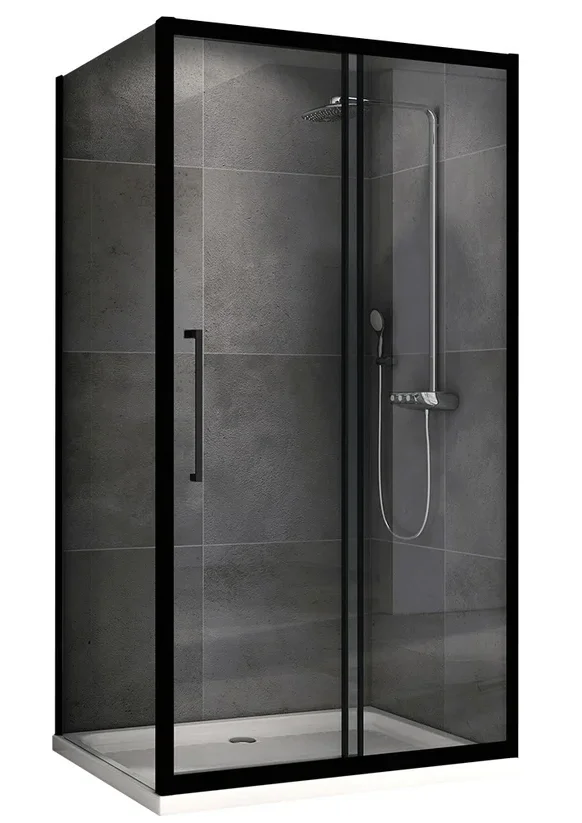 Душевой угол Abber Schwarzer Diamant AG30160BH-S75B 160х75х195см купить,496500