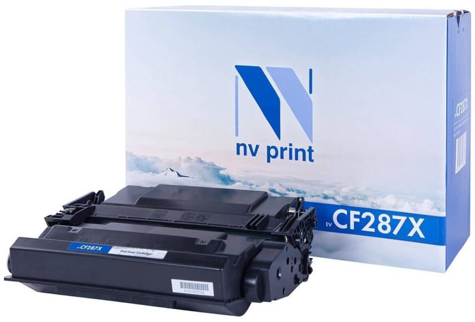 Картридж NVP CF287X для HP LaserJet Pro черный купить,NaN