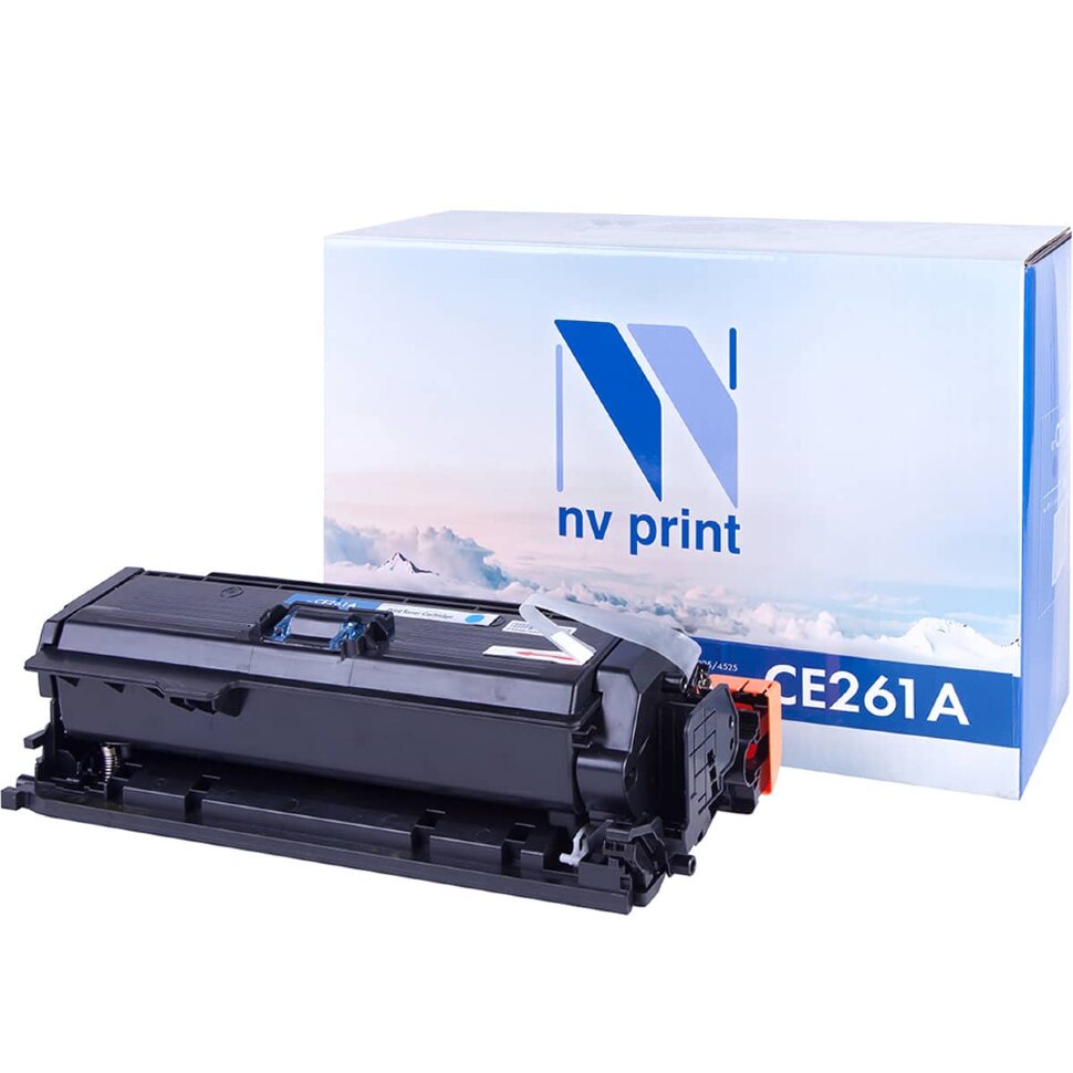 Картридж NVP CE261A для HP Color LaserJet голубой купить,NaN