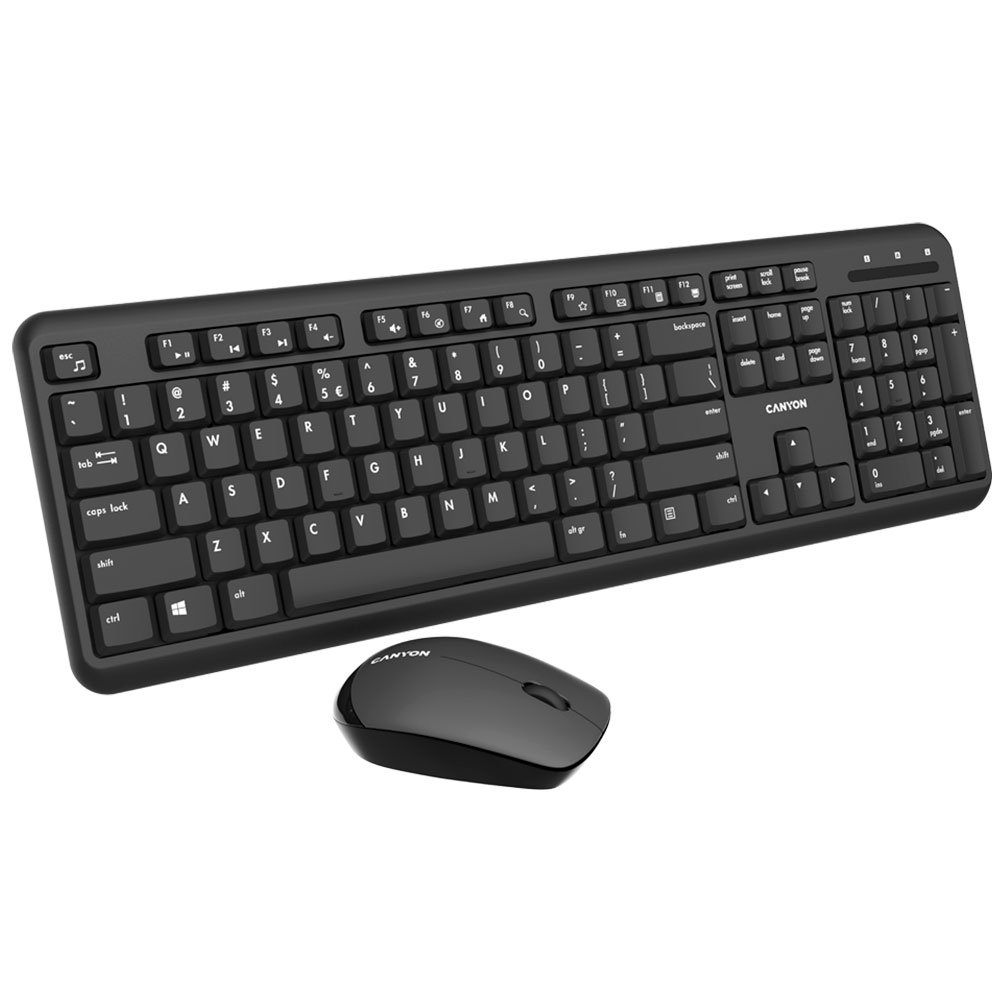 Клавиатура+мышь Canyon SET-W20 CNS-HSETW02-RU черная купить,0