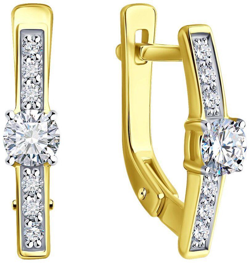 Серьги Diamant 53-220-02491-1 вес 2.49 г золото, рубин купить,835175