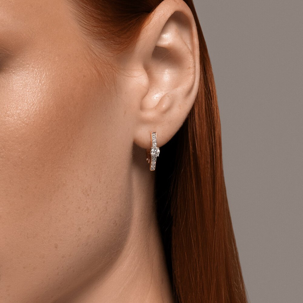 Серьги Diamant 53-220-02491-1 вес 2.49 г золото, рубин купить,835175