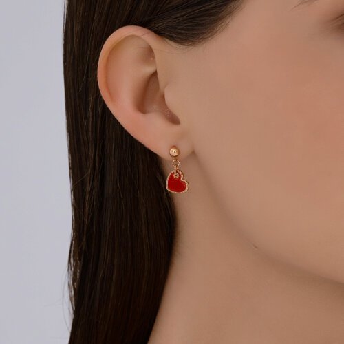 Серьги Diamant 93-122-02233-1_s вес 2.26 г серебро, эмаль купить,16200