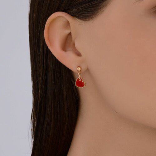 Серьги Diamant 93-122-02233-1_s вес 2.26 г серебро, эмаль купить,16200